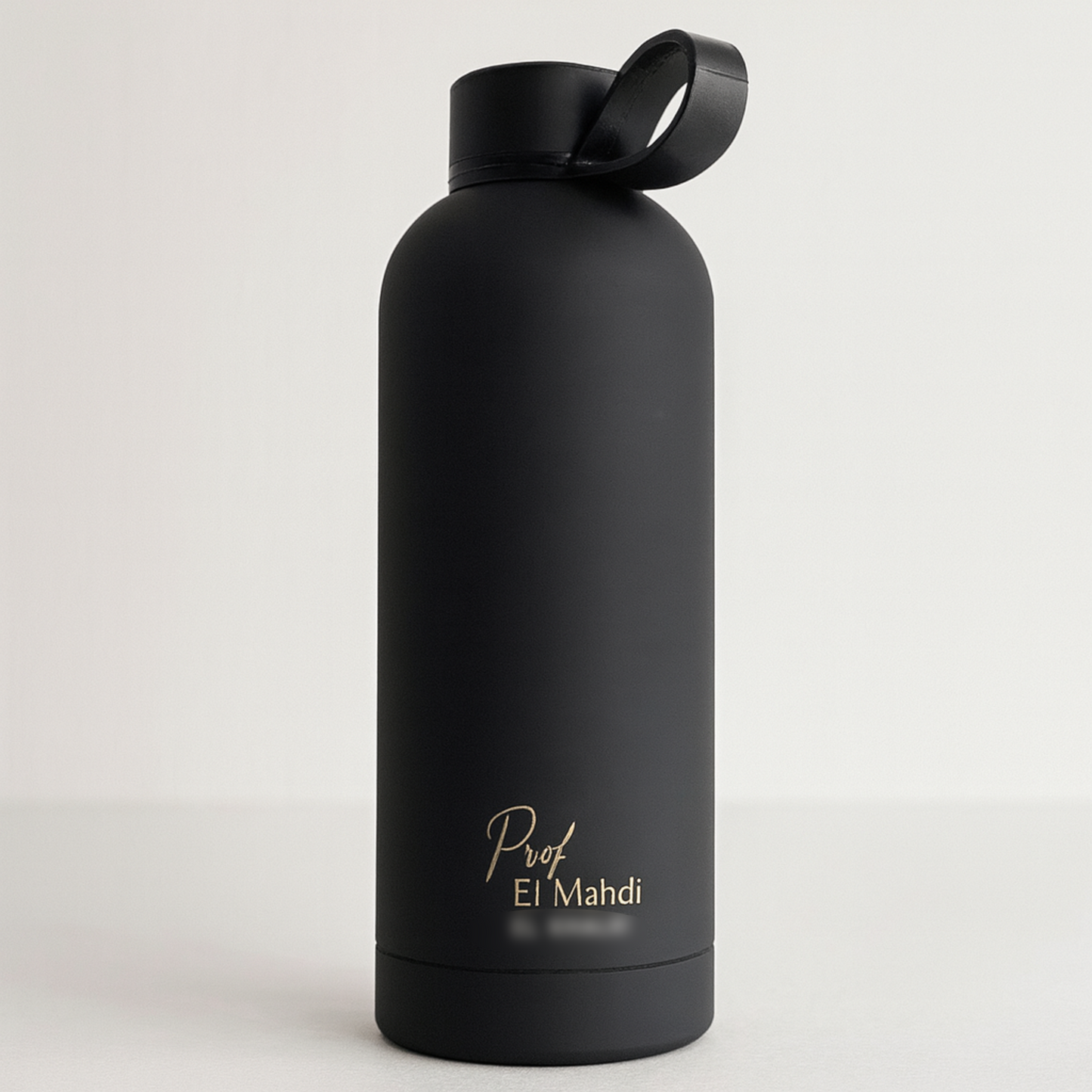 Thermos Noire Mat Personnalisable