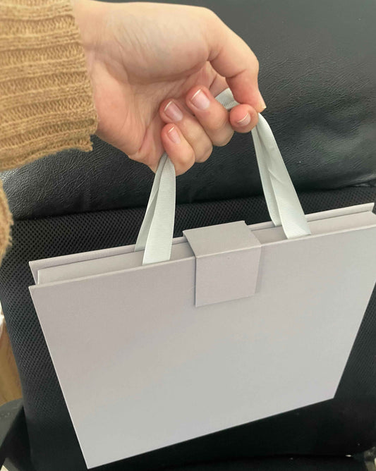 Coffret 4 pièces de luxe effet jeans