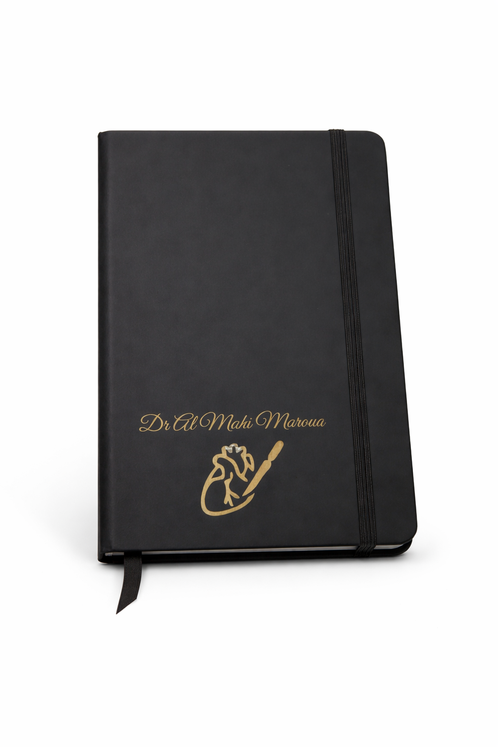 Notebook A5 noir en similicuir