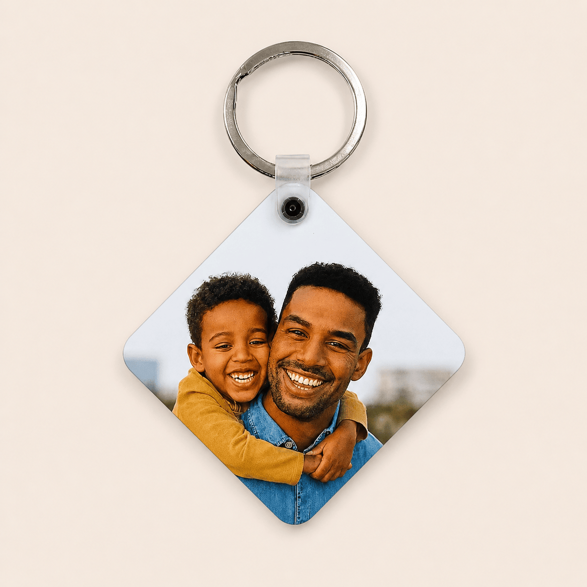 Porte-clés Photo Personnalisé Carré – Cadeau Souvenir | Gifts House