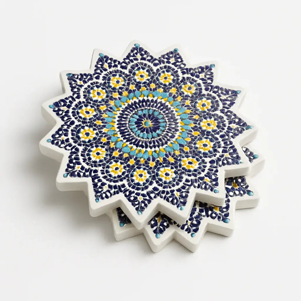 Sous-tasse Zellige Marocain Étoile – Souvenir Maroc | Gifts House