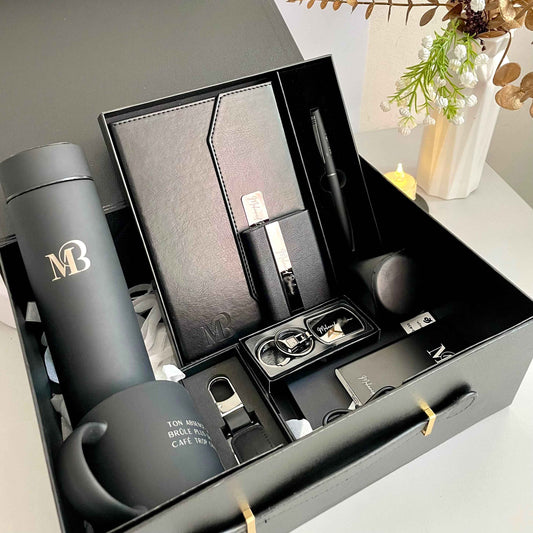 Cadeau de départ à la retraite – coffret prestige gravé au nom, Maroc