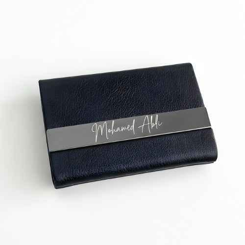 Porte-Cartes en Cuir Personnalisé – Gravé au Nom | Gifts House