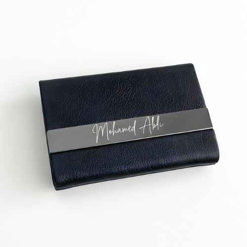 Porte-Cartes en Cuir Personnalisé