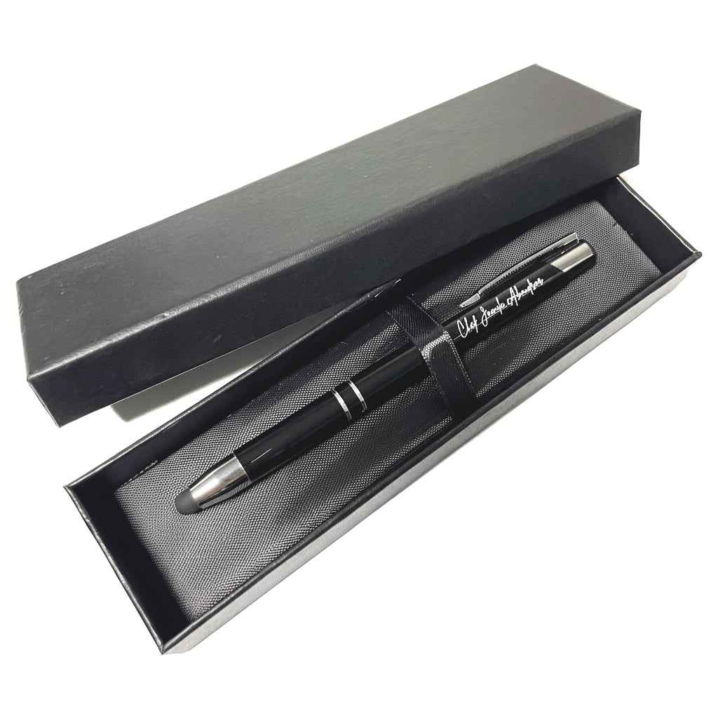 Stylo personnalisé avec boîte - Noir