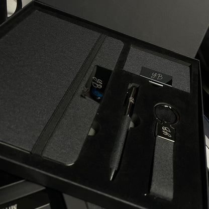 Coffret Noir Élégant Effet Jean – Idée Cadeau Homme Maroc