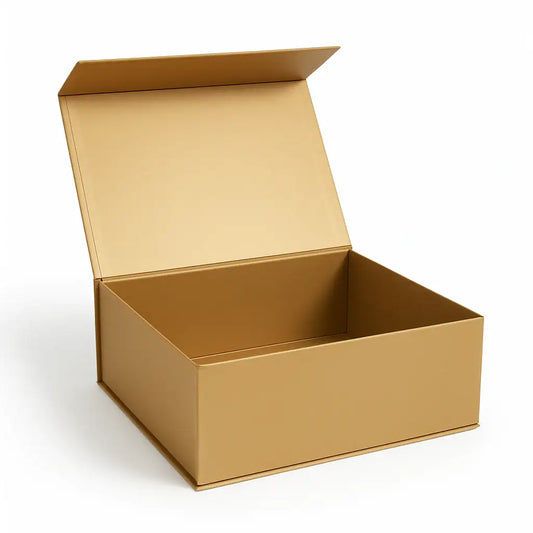 Boîte luxe dorée mat - Giftshouse