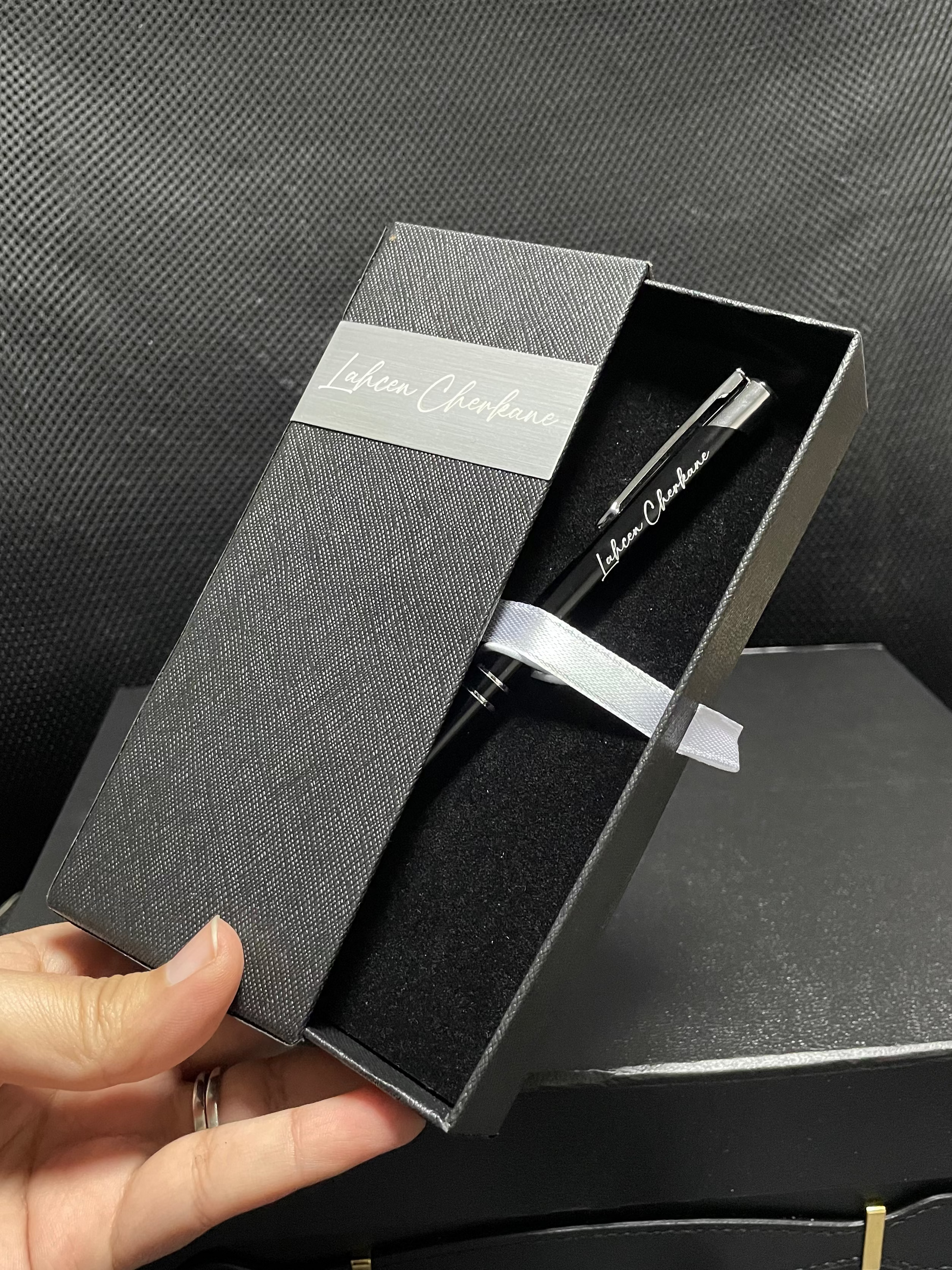 Boite tiroir à stylo personnalisée