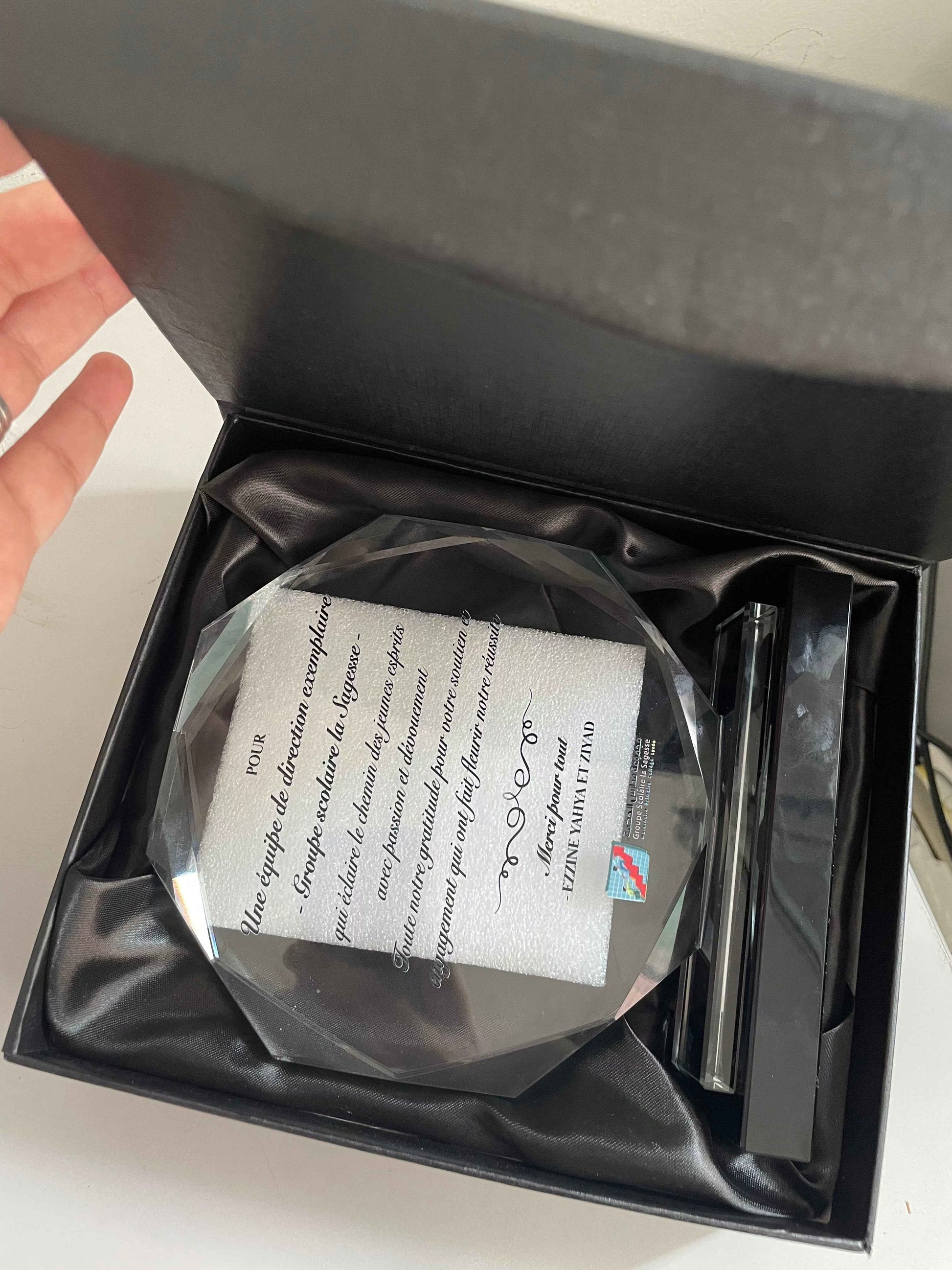 Trophée personnalisé