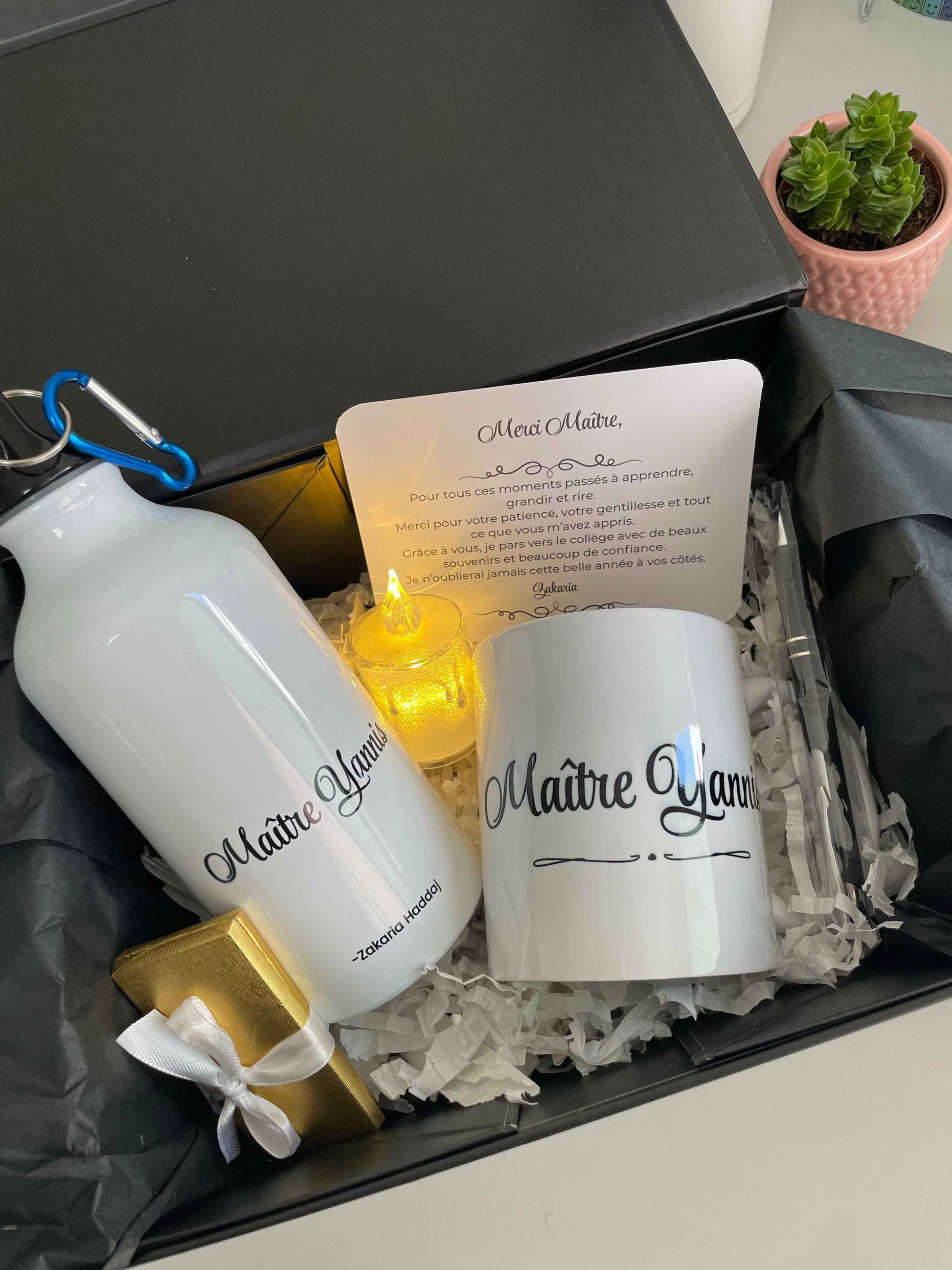 Coffret Mug + Gourde Personnalisés