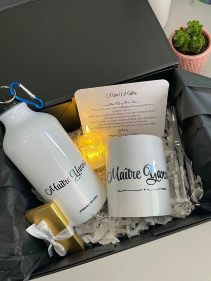 Coffret Mug + Gourde Personnalisés