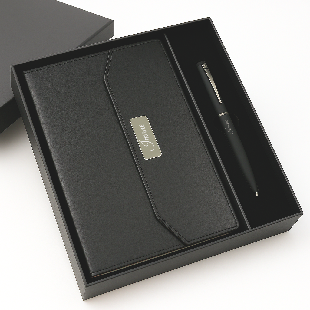 Coffret cadeau élégant - Agenda et stylo