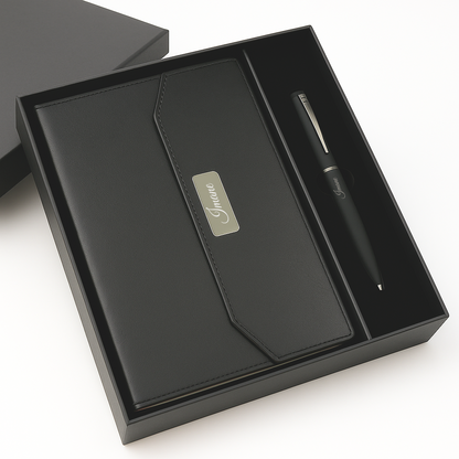 Coffret cadeau élégant - Agenda et stylo