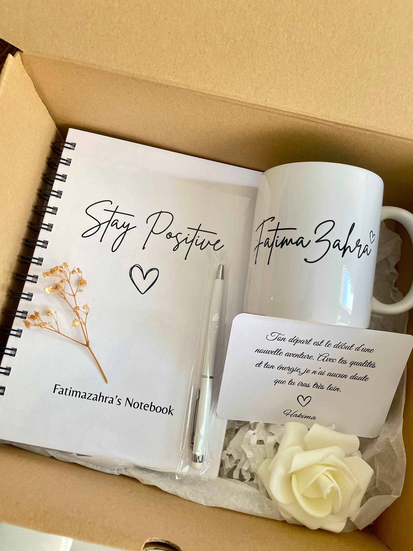 Coffret Stay Positive personnalisé