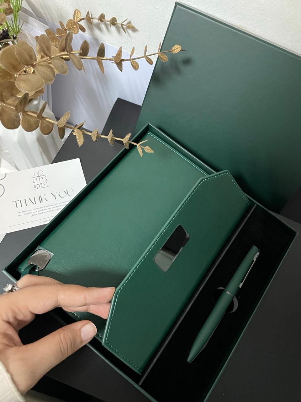 Coffret cadeau élégant - Agenda et stylo