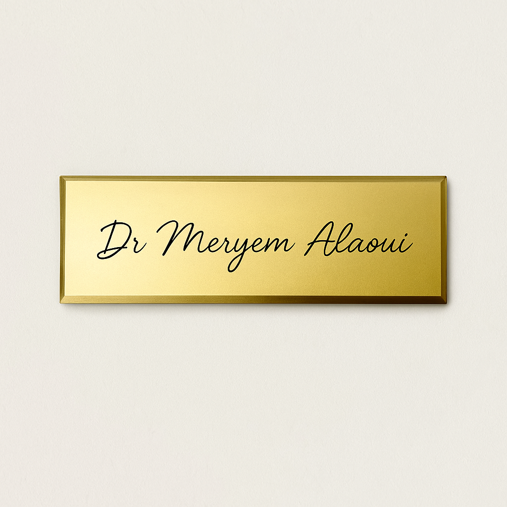 Badge Professionnel Personnalisable - Giftshouse