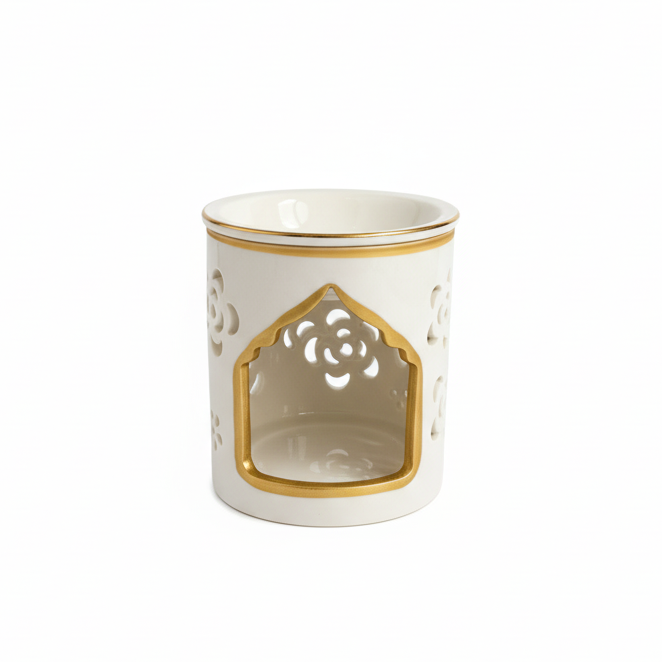 Brûleur à huile parfumée en céramique – Collection Orientale