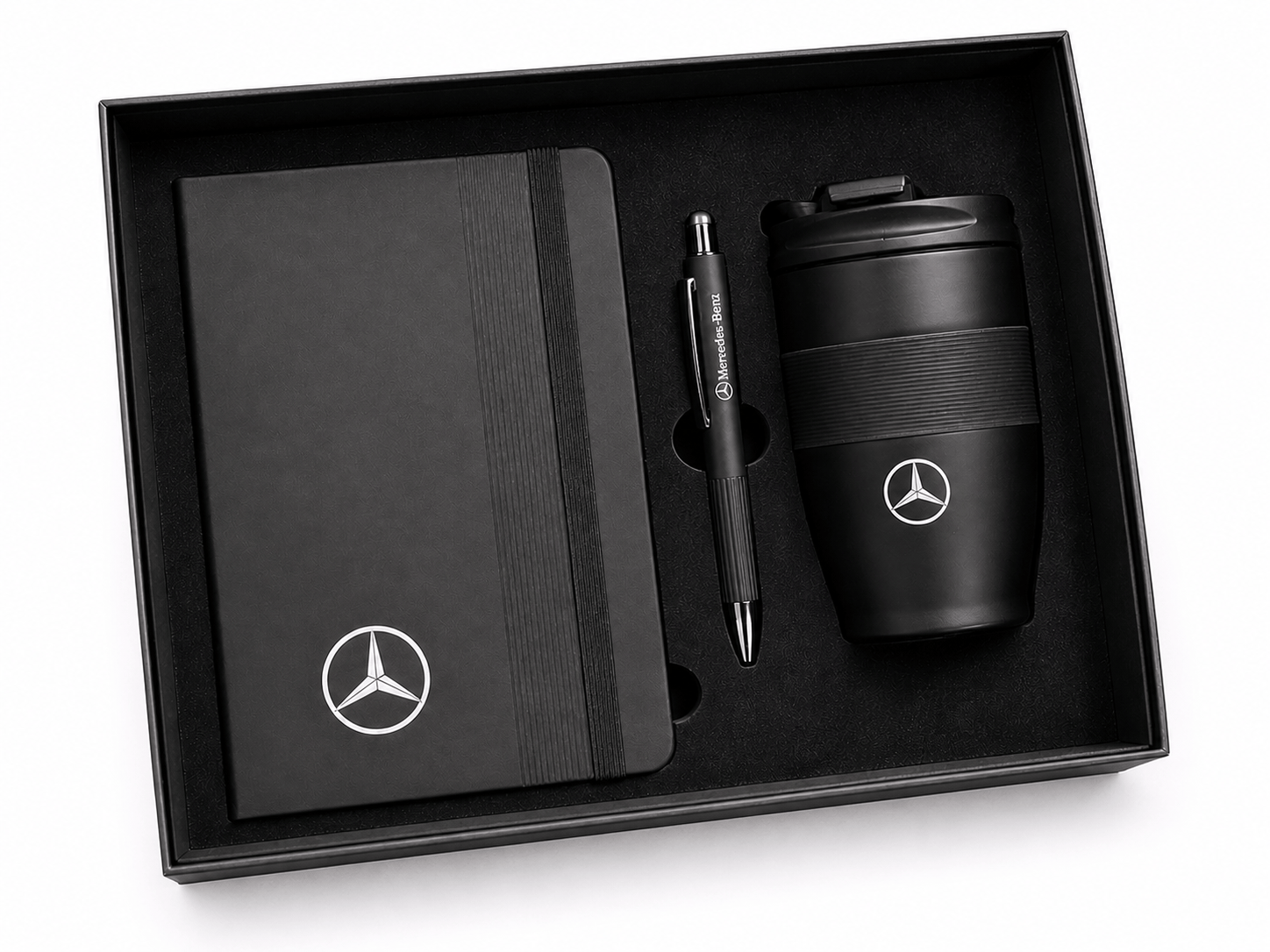 Coffret Noble Noir Personnalisé – Cadeau Entreprise Maroc | Gifts House