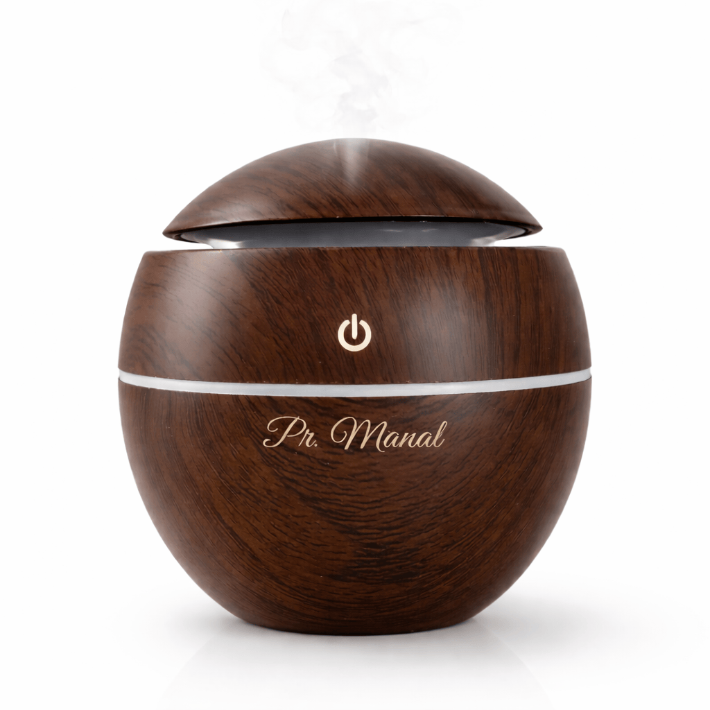 Humidificateur Diffuseur Personnalisé Effet Bois – Cadeau Maroc | Gifts House