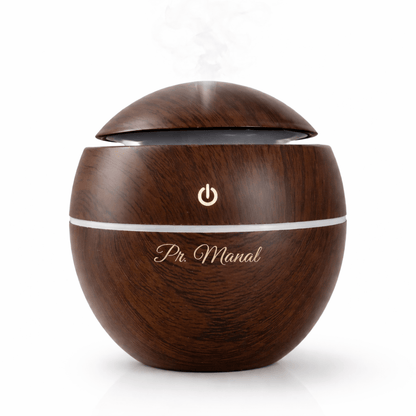 Humidificateur Diffuseur Personnalisé Effet Bois – Cadeau Maroc | Gifts House