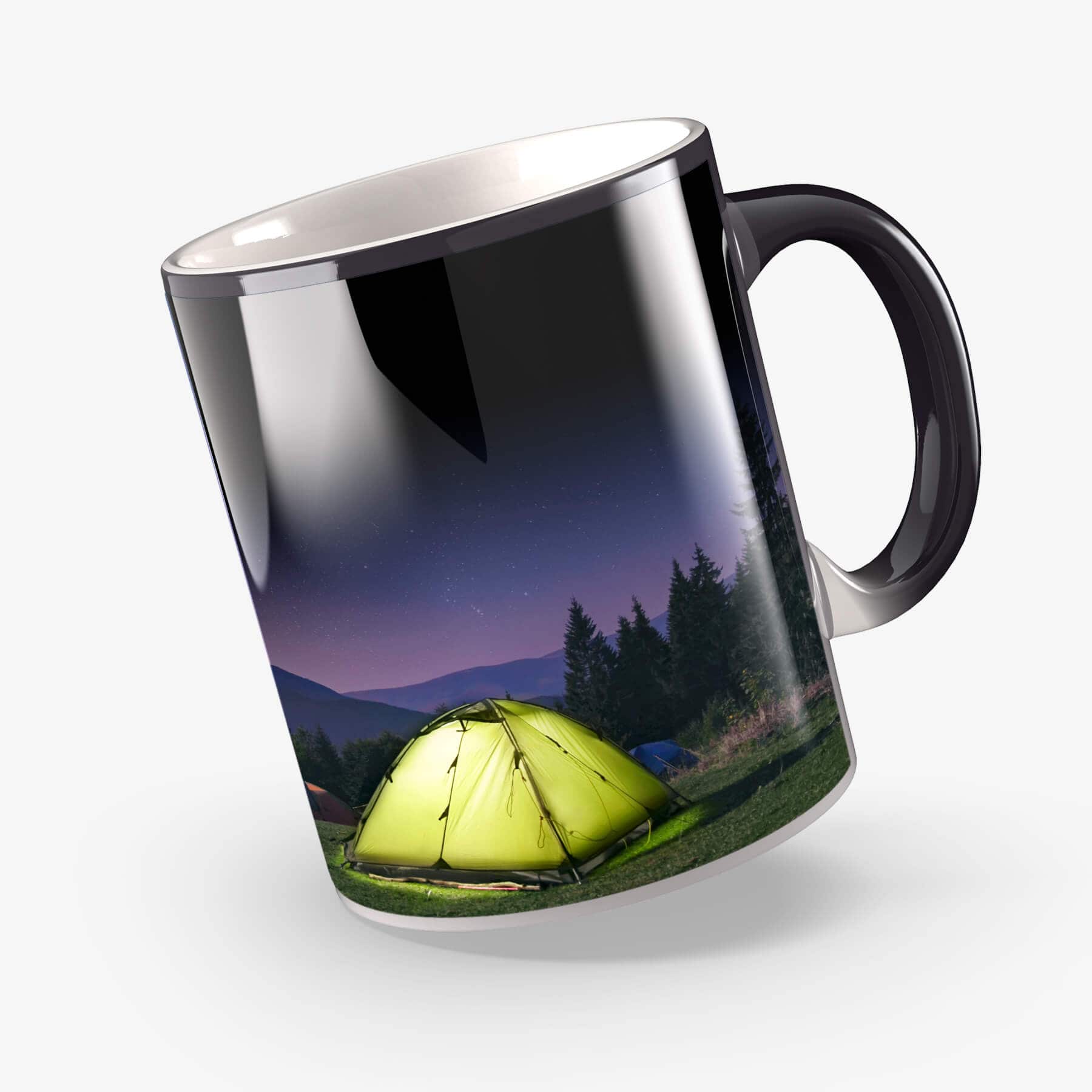 Mug Magique Noir Personnalisé – Cadeau Original Maroc | Gifts House