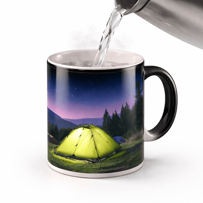 Mug Magique Noir Personnalisé – Cadeau Original Maroc | Gifts House