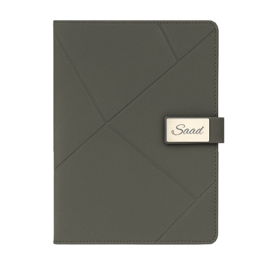 Notebook en similicuir personnalisé - Giftshouse