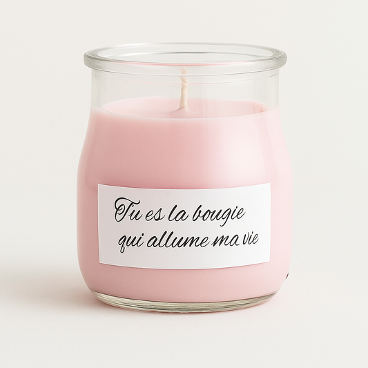 Bougie parfumée - Rose