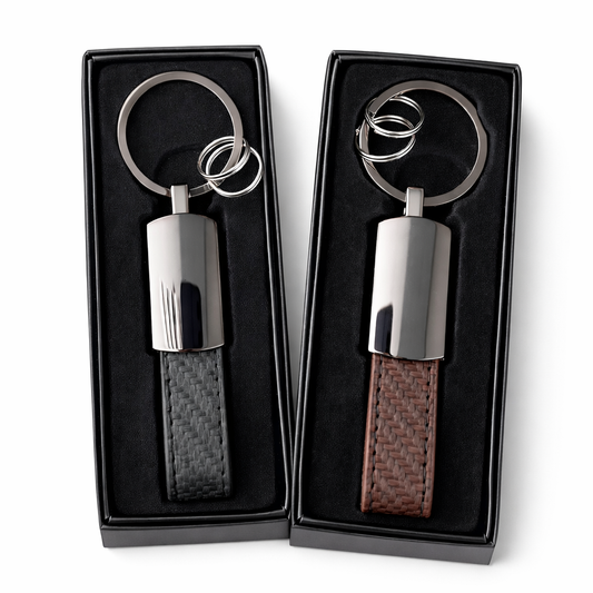 Porte-clés Élégant Personnalisé avec Boîte Cadeau