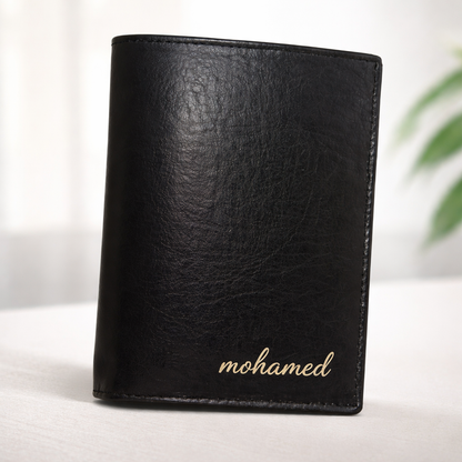 Portefeuille en cuir personnalisé