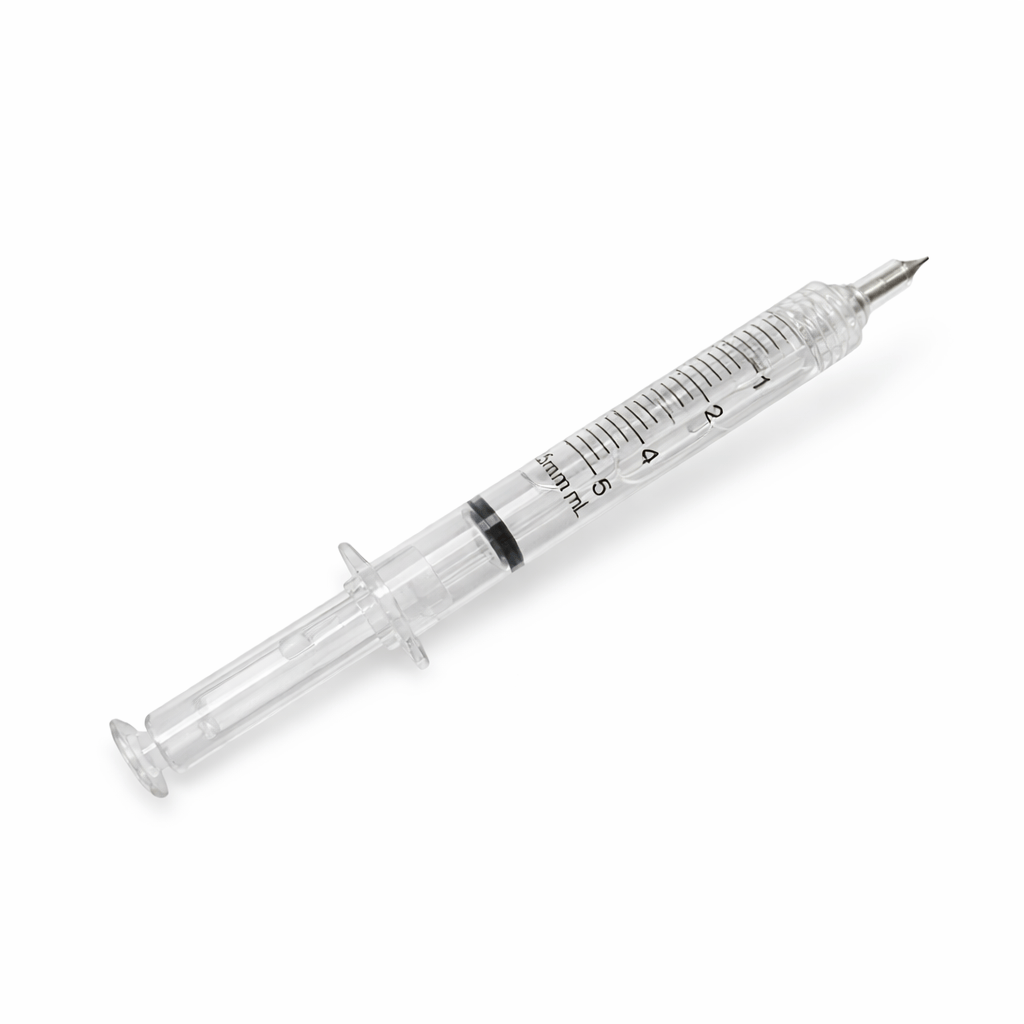 Stylo Seringue Transparent – Cadeau Médecin & Infirmière Maroc | Gifts House